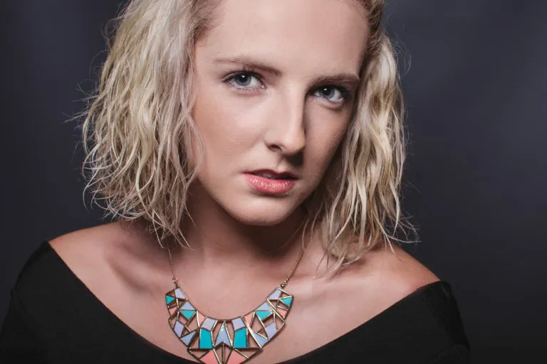 professional female studio headshot