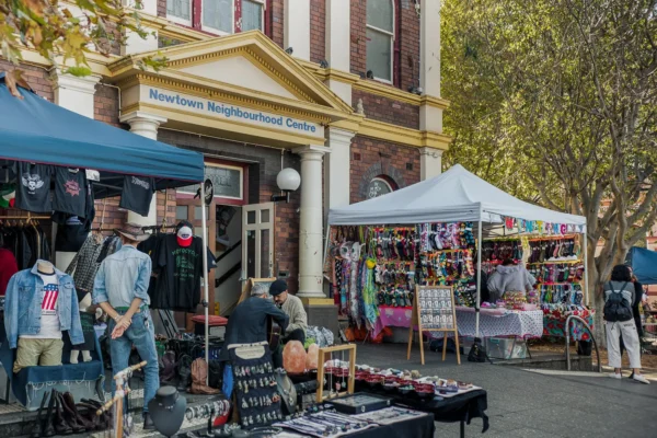 Newtown Market in Sydney