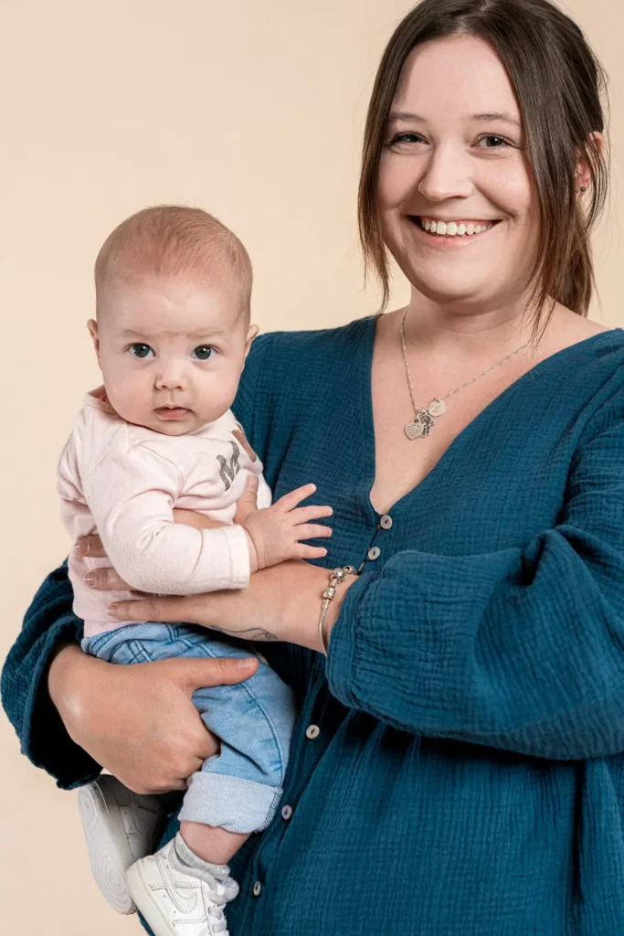 Studio family group portrait created for Karitane annual report photography in Sydney