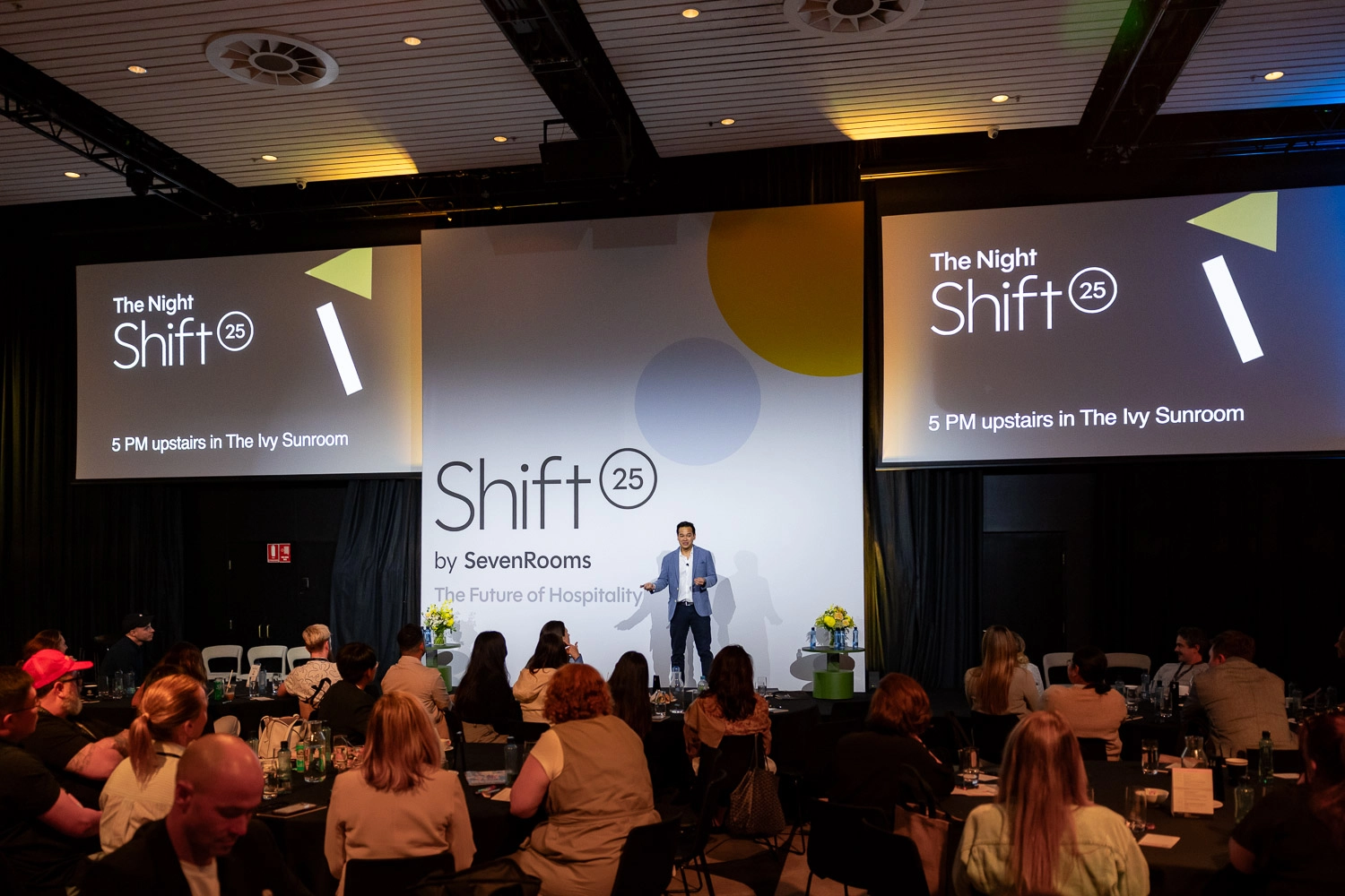 Natural interactions between guests at conference