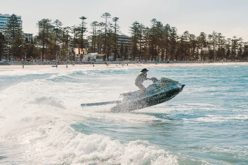 Branding photography for Northern Beaches beach lifeguards