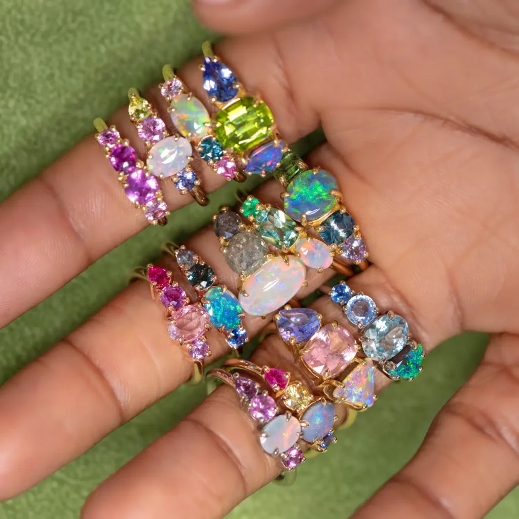 Macro jewellery photography gemstone detail
