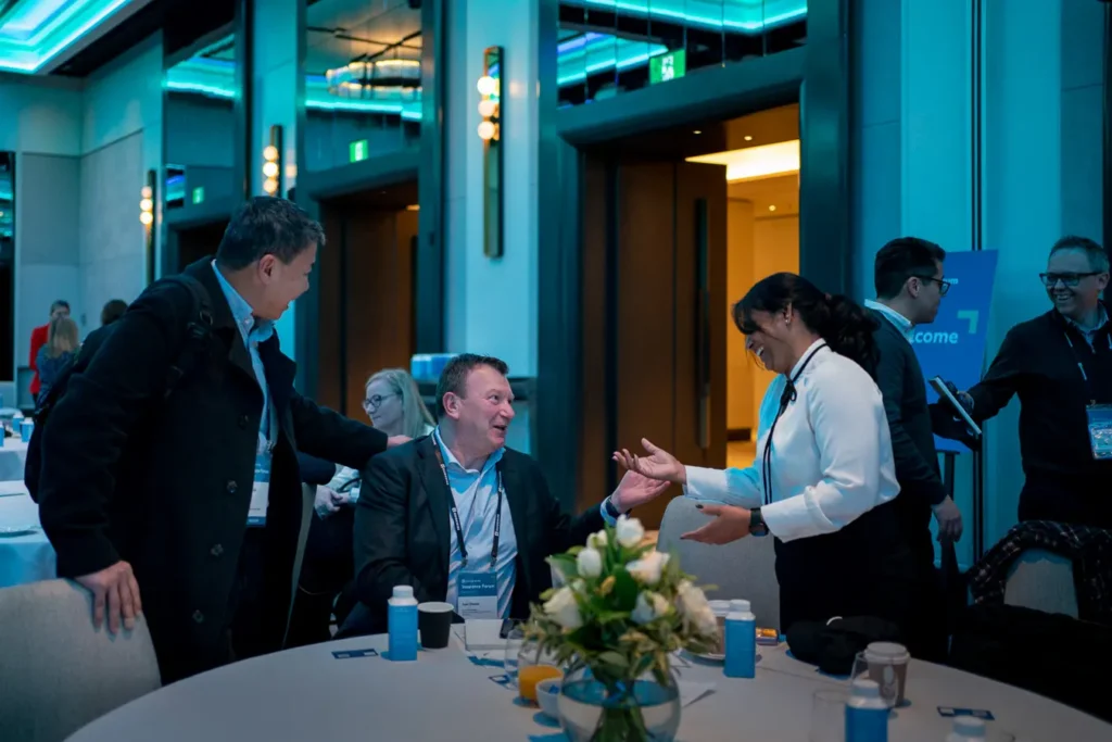 Attendees arriving for Guidewire Insurance Forum Sydney 2023 at Four Seasons Hotel Sydney