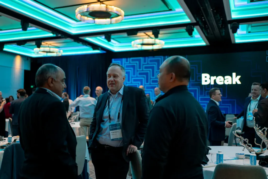 Networking during a break at Guidewire Insurance Forum Sydney 2023