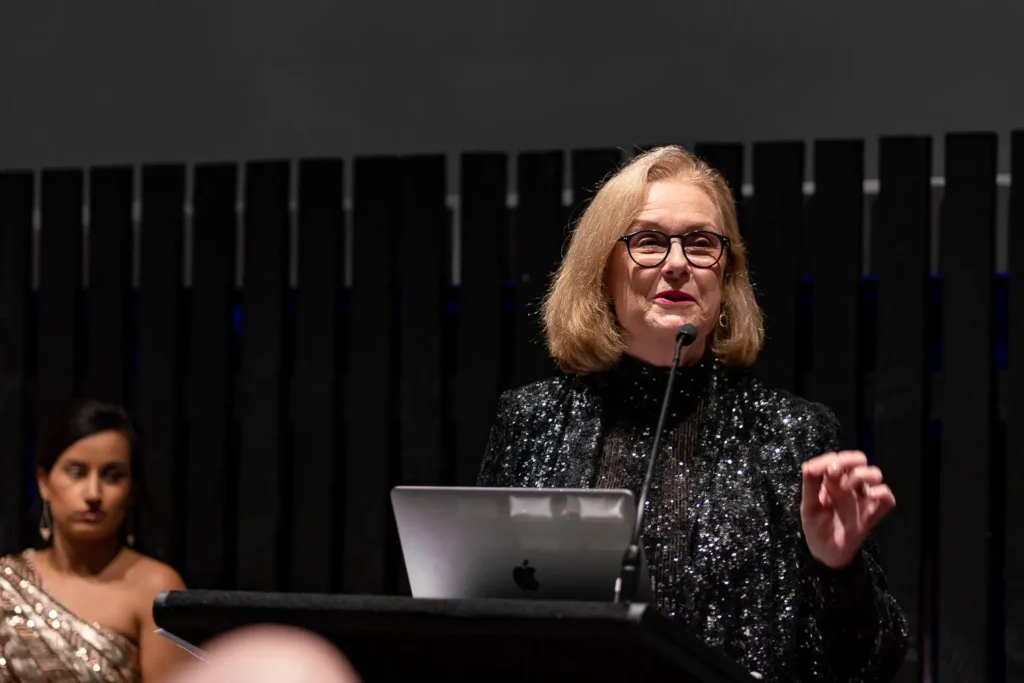 Event host speaking at Australian Web Awards