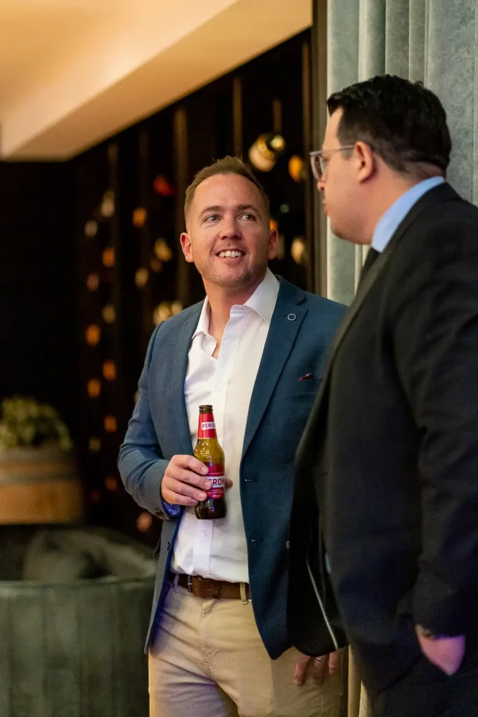 Guests networking at the Australian Web Awards event