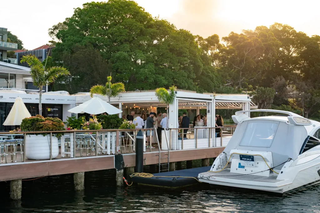 The Boathouse Rose Bay waterfront venue during the SHIFT Soirée