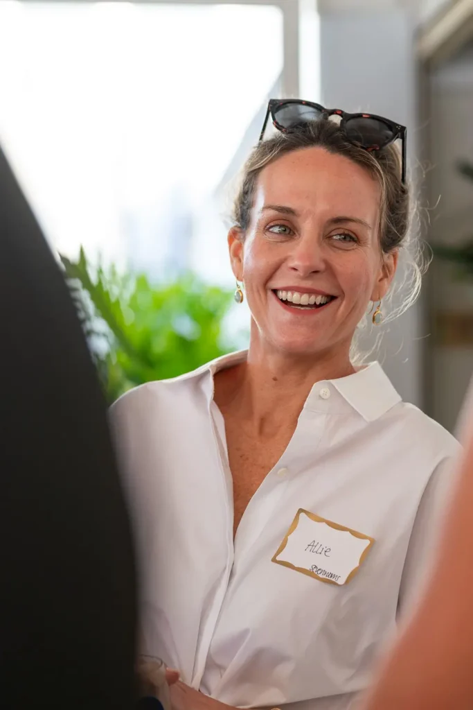 Candid guest enjoying the SHIFT Soirée in Rose Bay