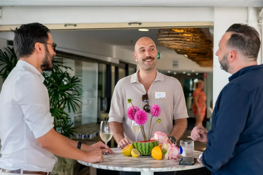 Guests networking at the SHIFT Soirée in Rose Bay