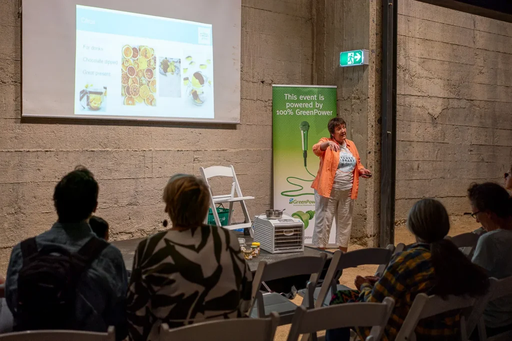 Sustainability workshop powered by GreenPower at the Coal Loader festival in Waverton