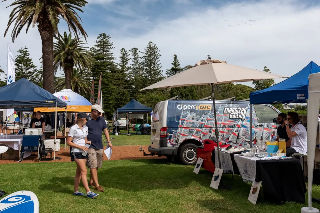 Sydney expo photographer capturing sailing exhibition stands and visitors